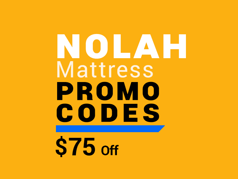 Get $75 off your next mattress with our Nolah Promo Codes