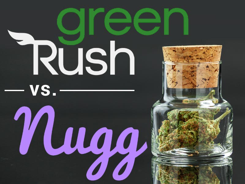 Read our comparison between Nugg vs Greenrush weed delivery services.