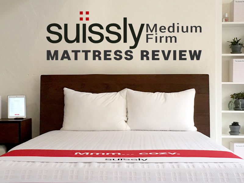 Read our Suissly medium firm mattress review and get 15% off with our promo codes