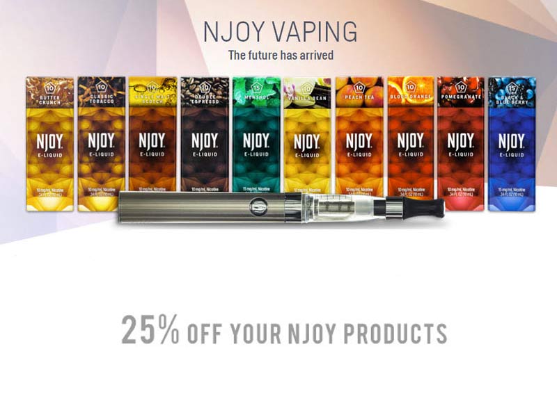 Njoy Promo Codes | Enjoy vaping with the Njoy E-cigs and Vaporizers