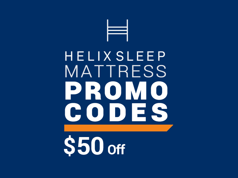 Save $50 on your mattress with our Helix Promo Codes