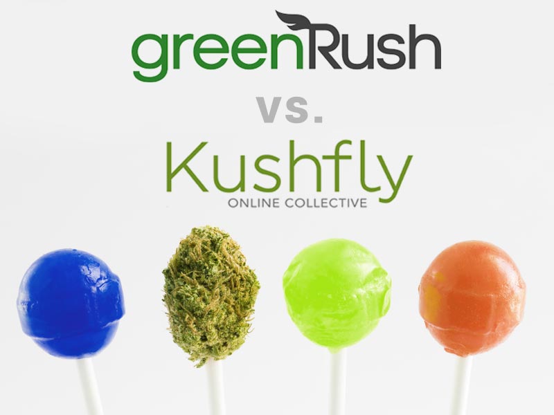 Find out who delivers in our GreenRush vs Kushfly weed delivery comparison