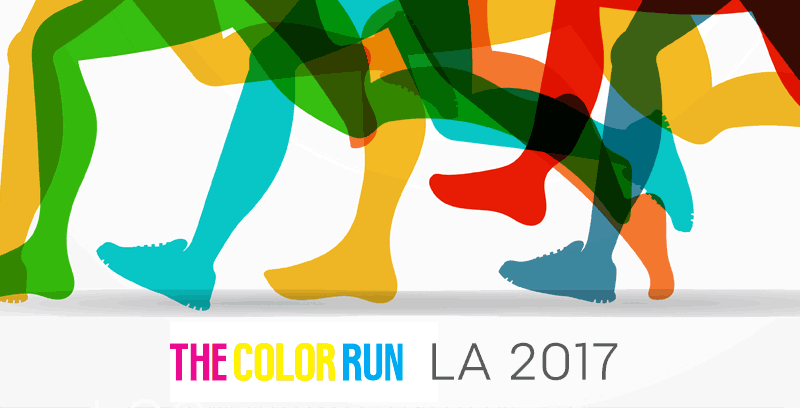 Sign up for the Color Run Los Angeles 2017 race