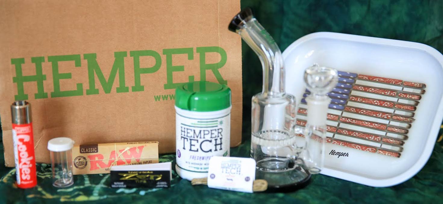 July Glassentials Items in the Hemper Box