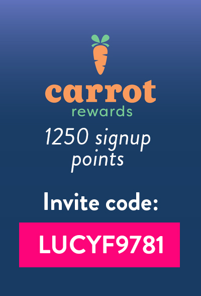 Carrot Rewards Invite Code: Get 1250 points with code LUCYF9781