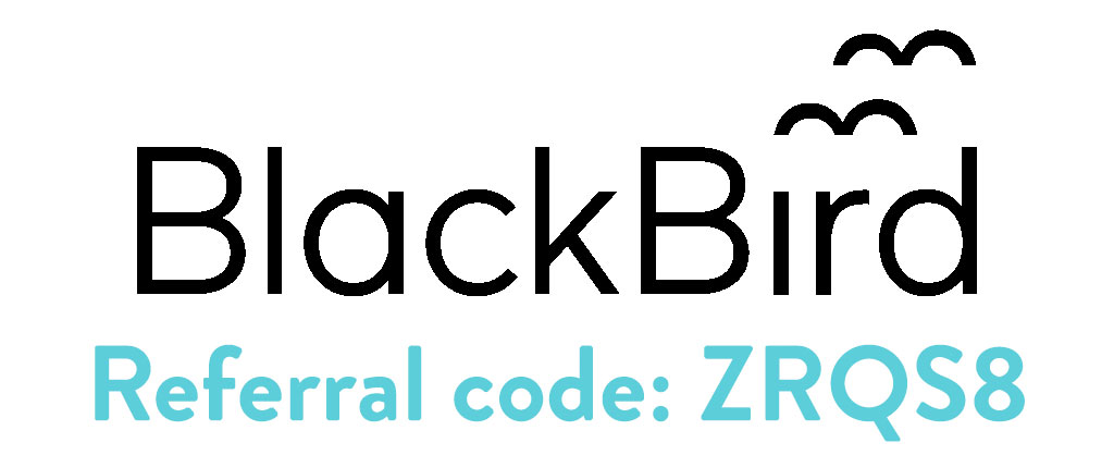 Blackbird Referral Code: $150 with code ZRQS8