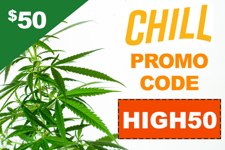 $50 off Chill Weed Delivery Promo Code: HIGH50