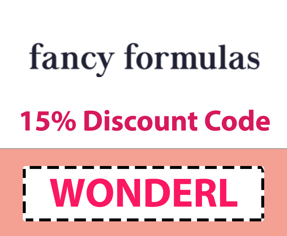 Fancy Formulas Discount Code 15 off code WONDERL