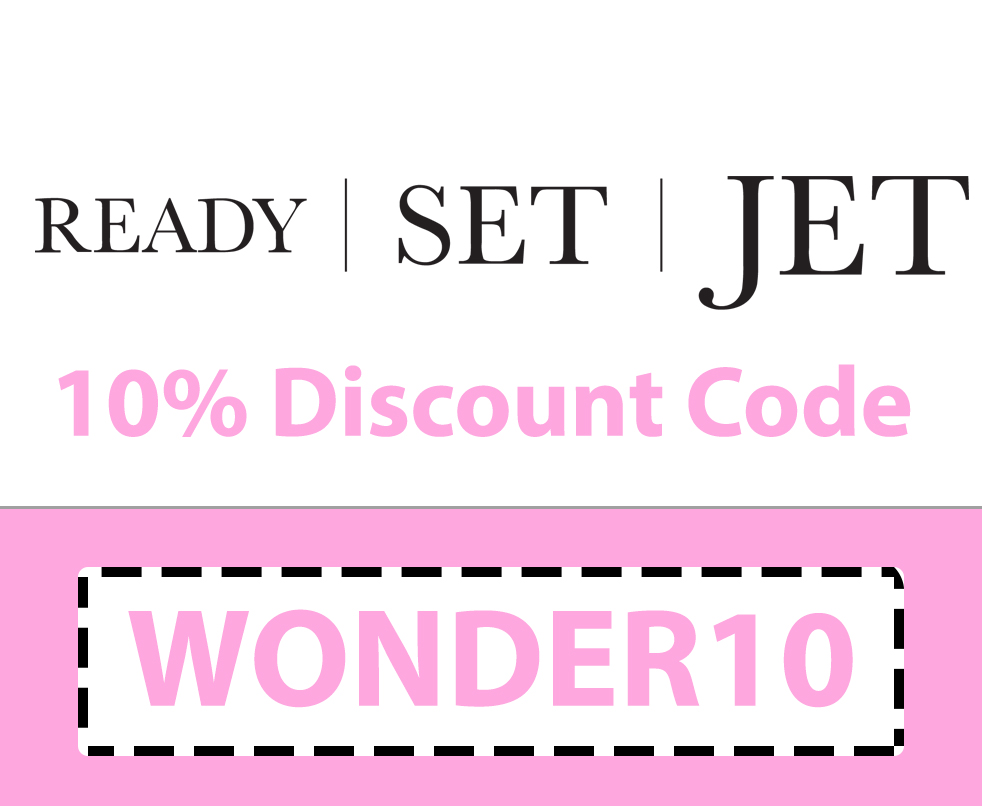 Ready Set Jet Discount Code | 10% off: WONDER10