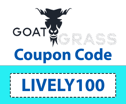 Goat Grass Coupon Code: LIVELY100