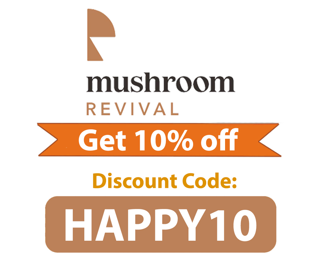 Mushroom Revival Discount Code | 10% off: HAPPY10
